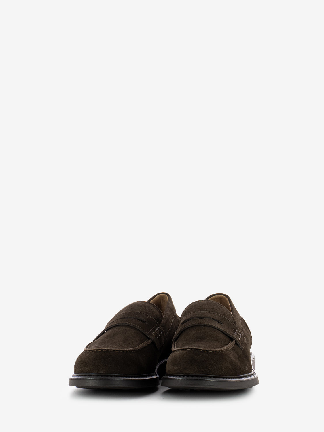 Arold moccasins in dark brown suede