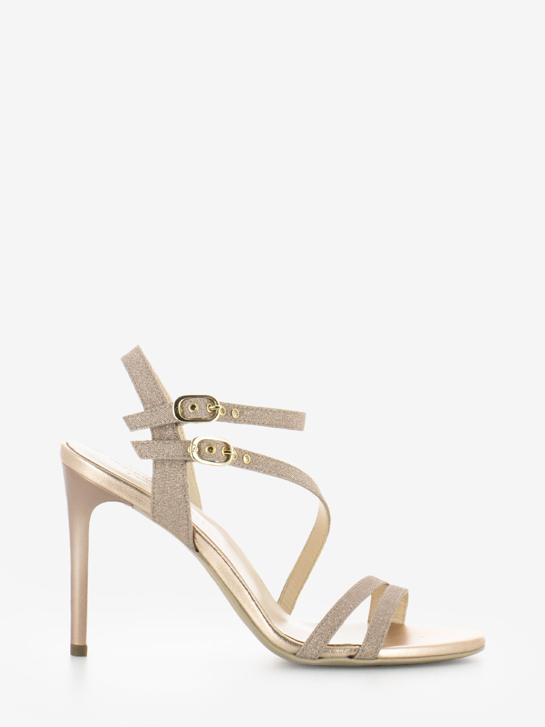 Pink Glitter Heel Sandals