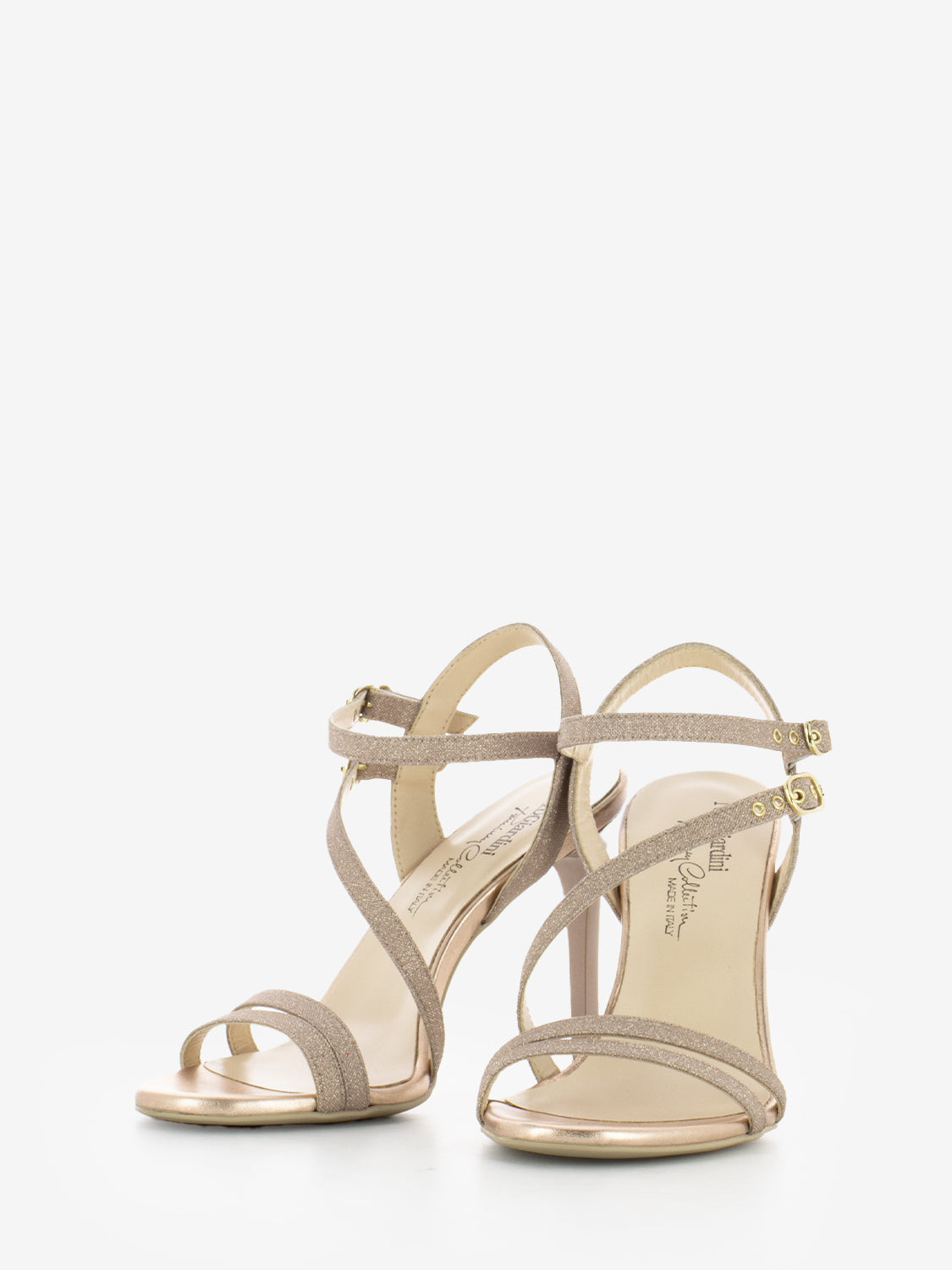 Pink Glitter Heel Sandals