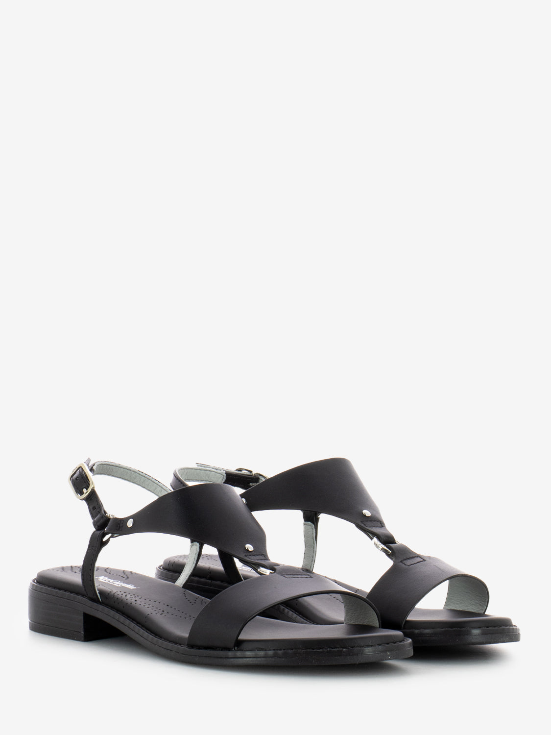 Sandali Tamigi in pelle nera
