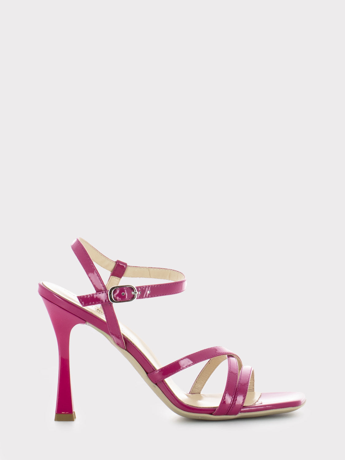 Sandalo Athos con tacco fuxia