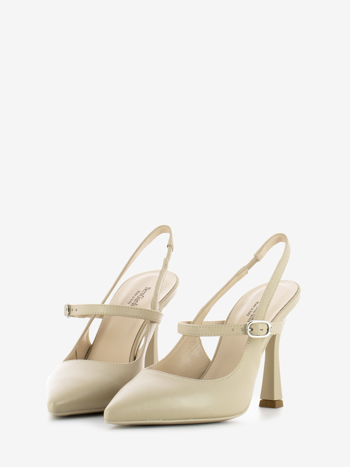 Slingback Pandora cinturino nappa lino
