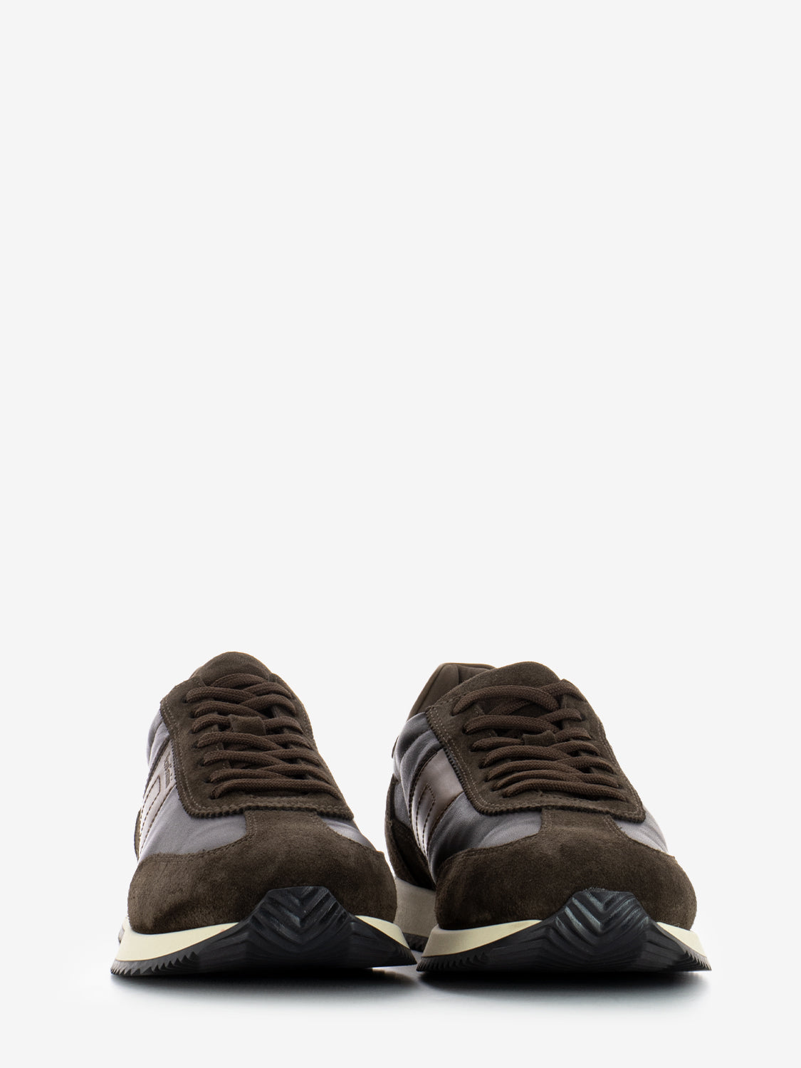Sneakers Running in camoscio Arold testa di moro