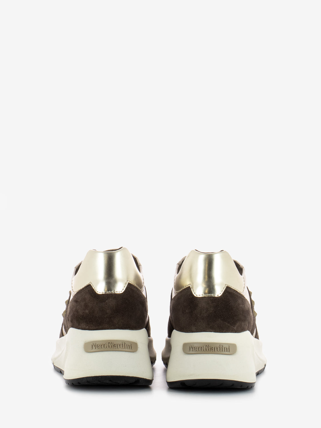 Sneakers Velour beige / marrone