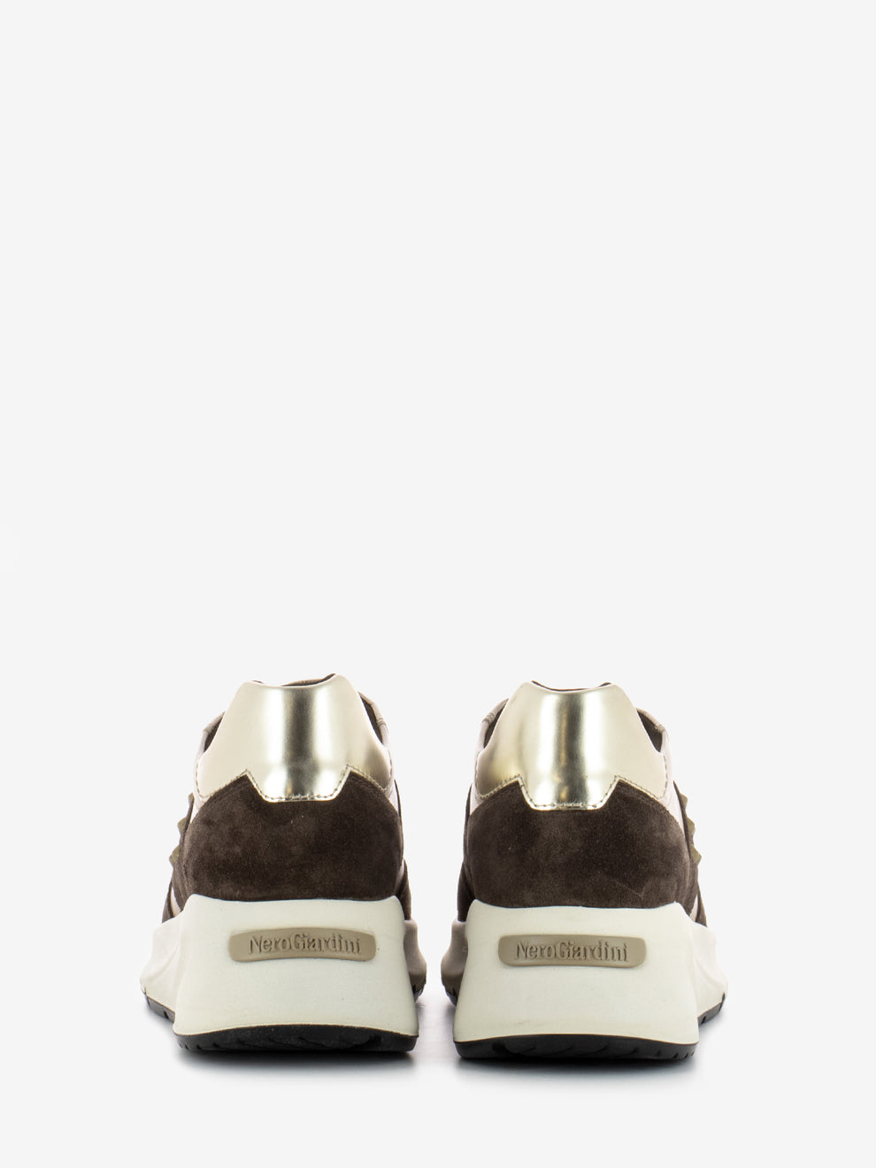 Sneakers Velour beige / marrone