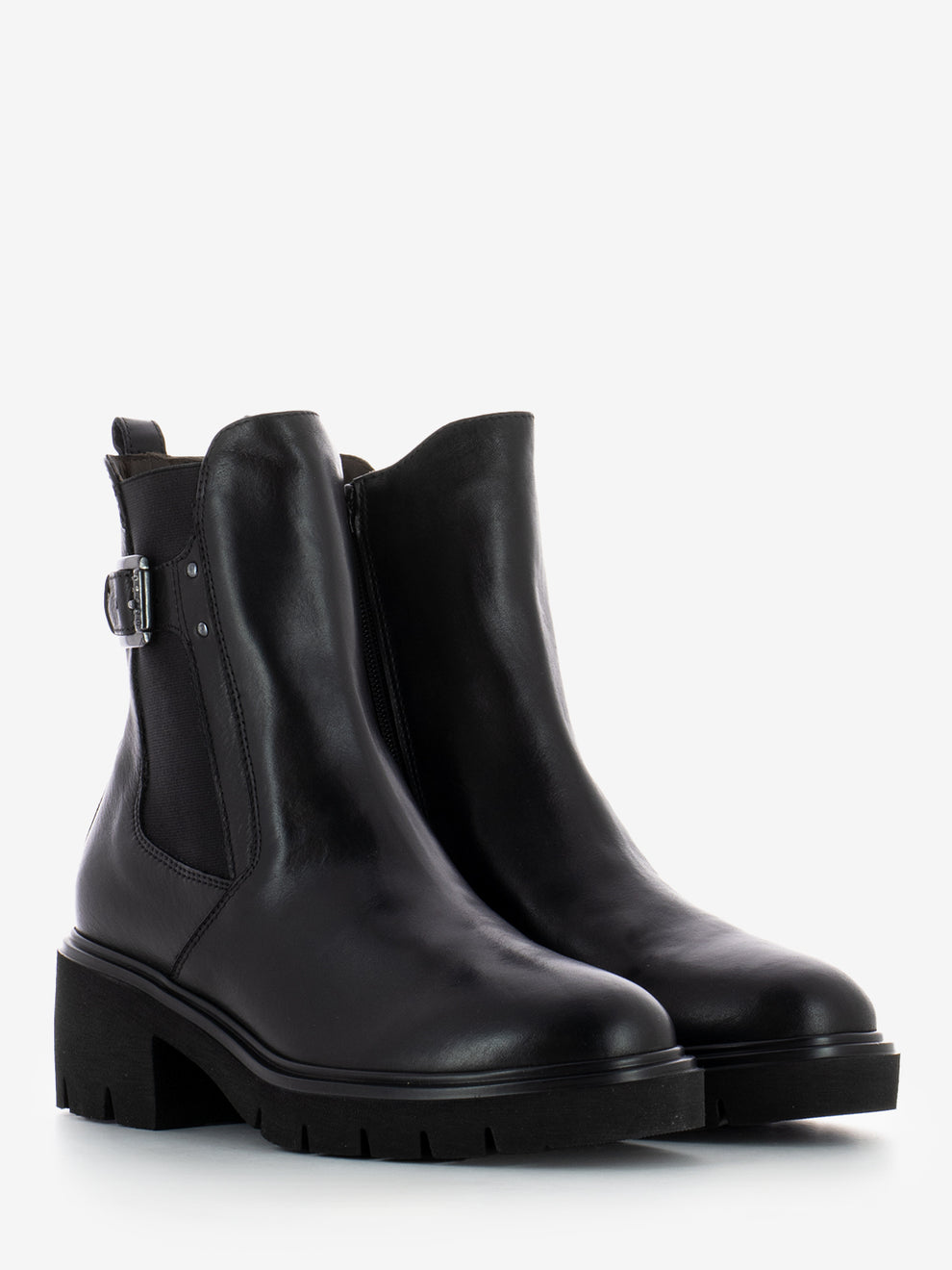 SAGAR DECO BLACK HEEL ANKLE BOOT I514814D_100