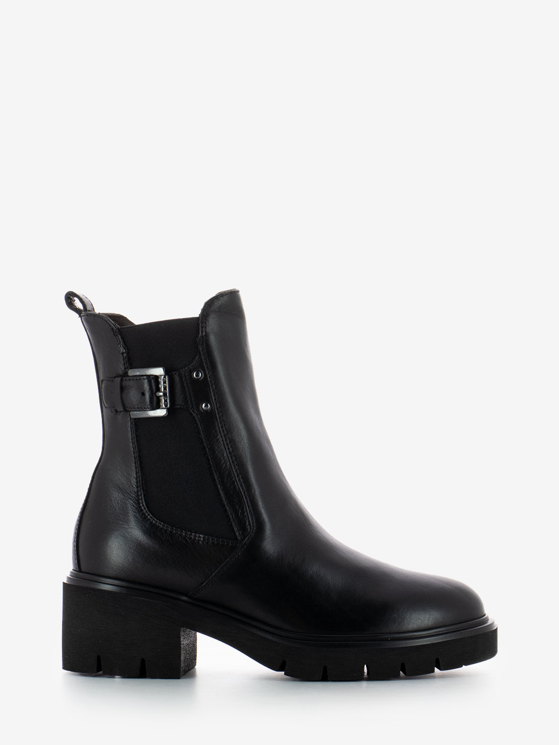 SAGAR DECO BLACK HEEL ANKLE BOOT I514814D_100