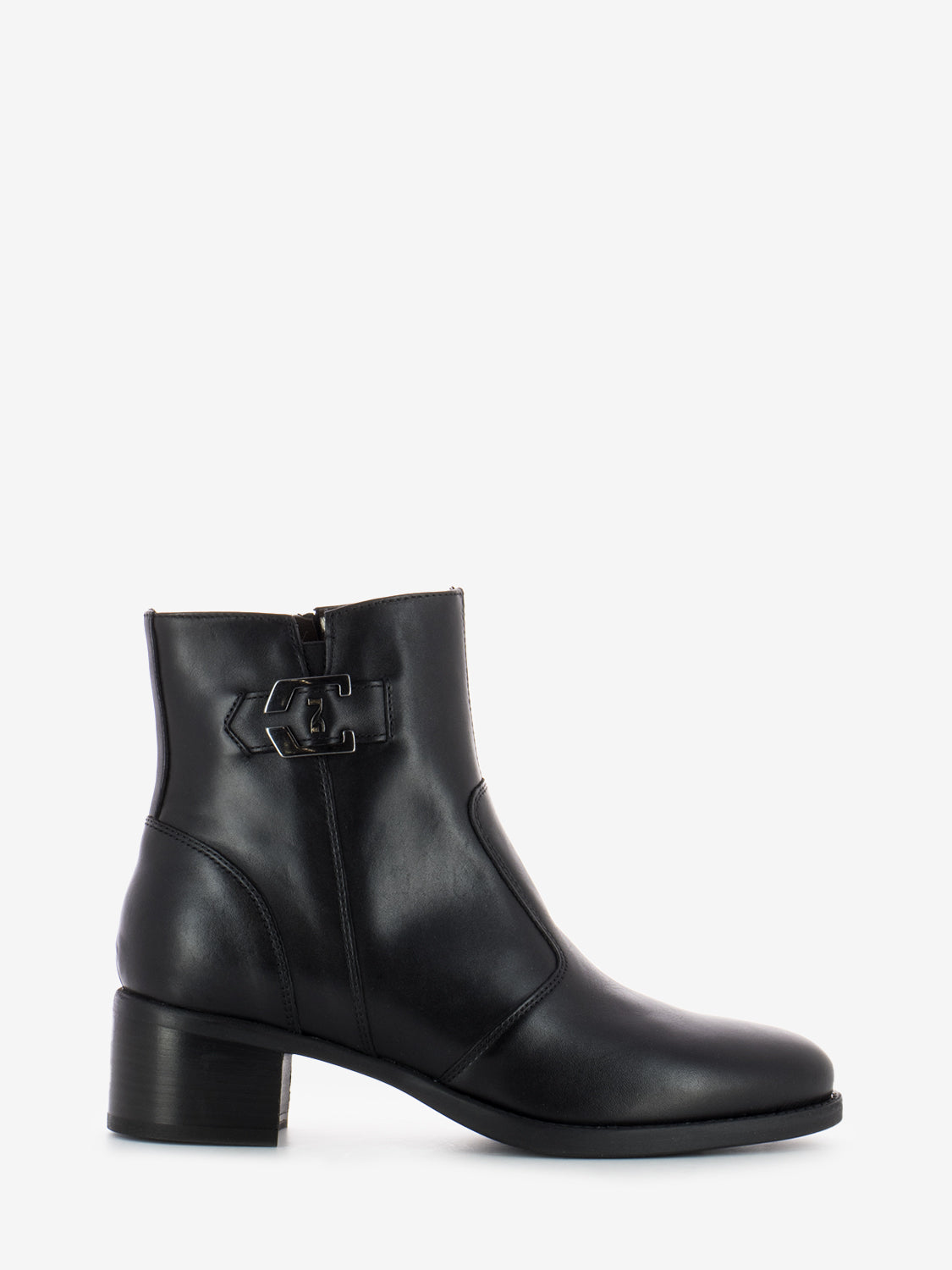 Brescia black glove ankle boots