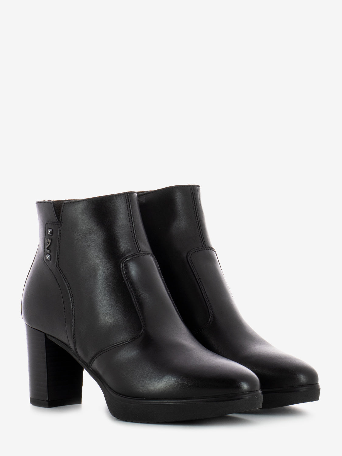 Black Lesina Glove Ankle Boots