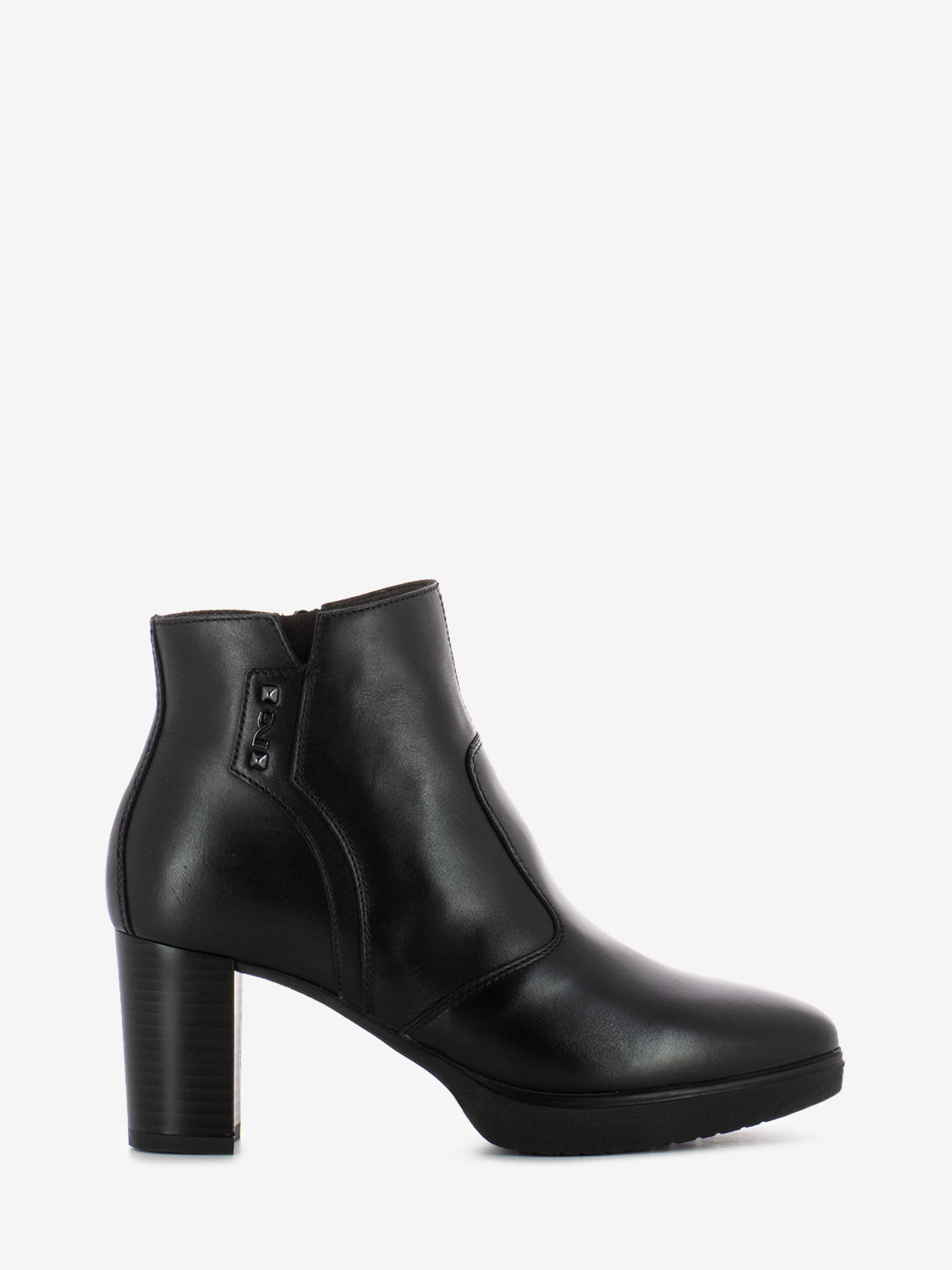 Black Lesina Glove Ankle Boots