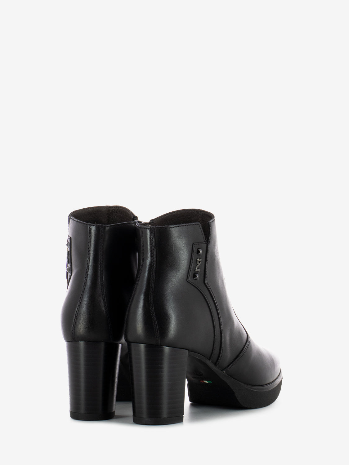 Black Lesina Glove Ankle Boots