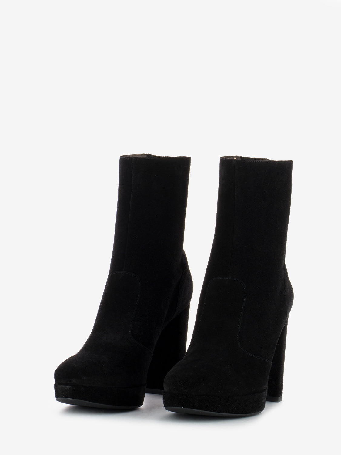 Tronchetto Lucera velour nero