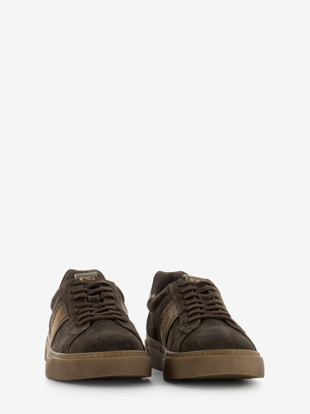 Arold dark brown suede sneakers