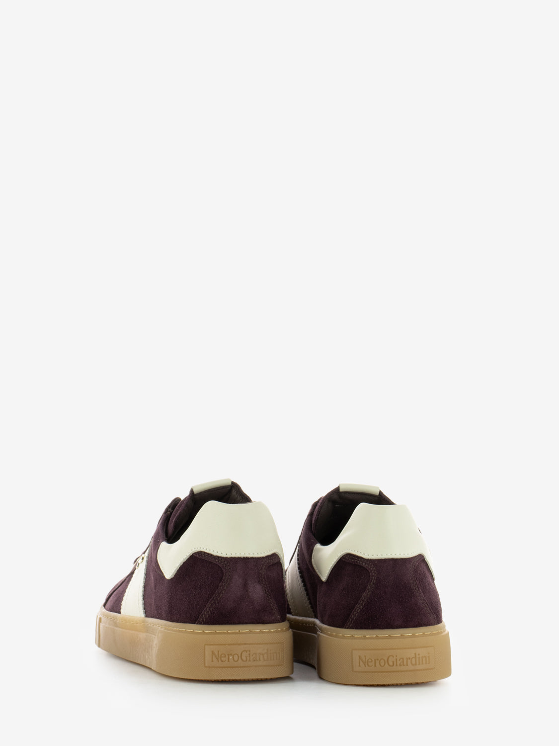Sneakers velour bordeaux