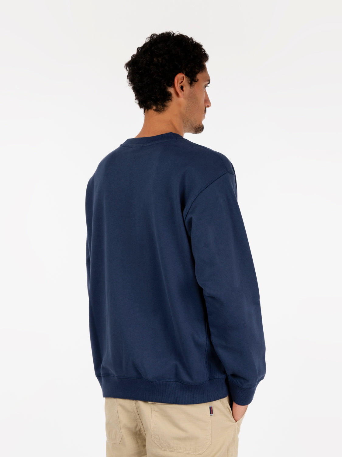 Athletics sport style navy sweatshirt