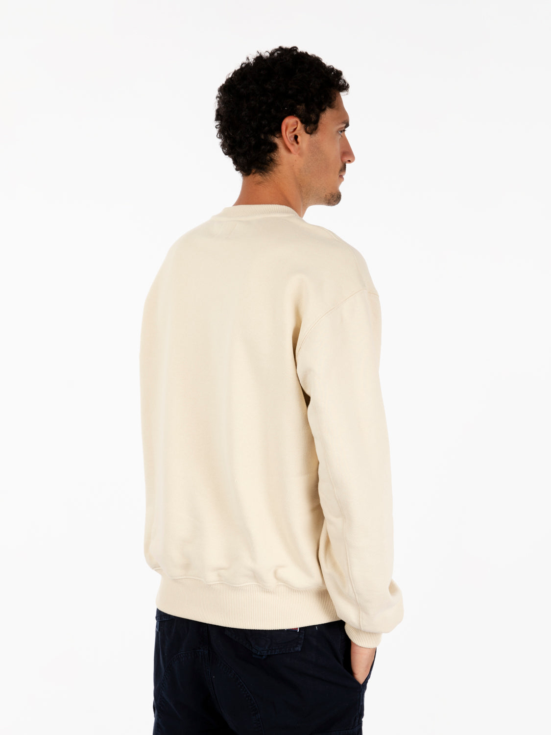 Beige crewneck sweatshirt