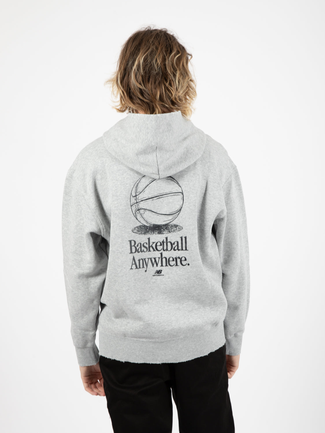 Felpa Hoodie athletic grey