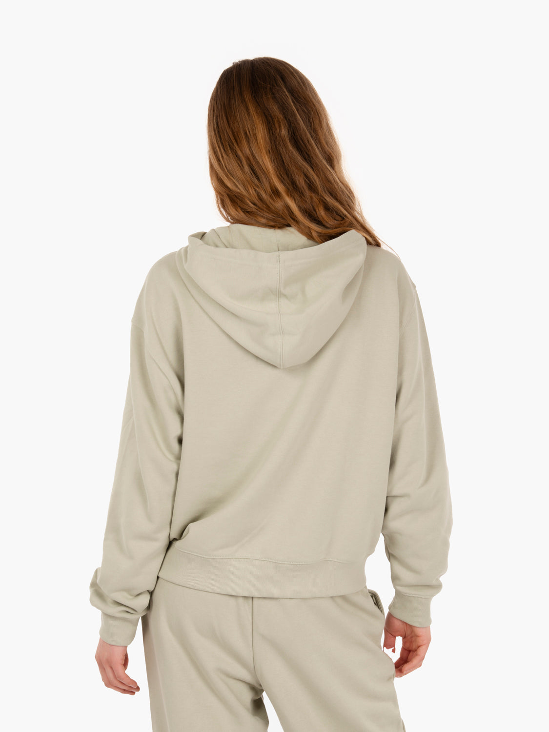 Felpa sport essentials full zip olivine