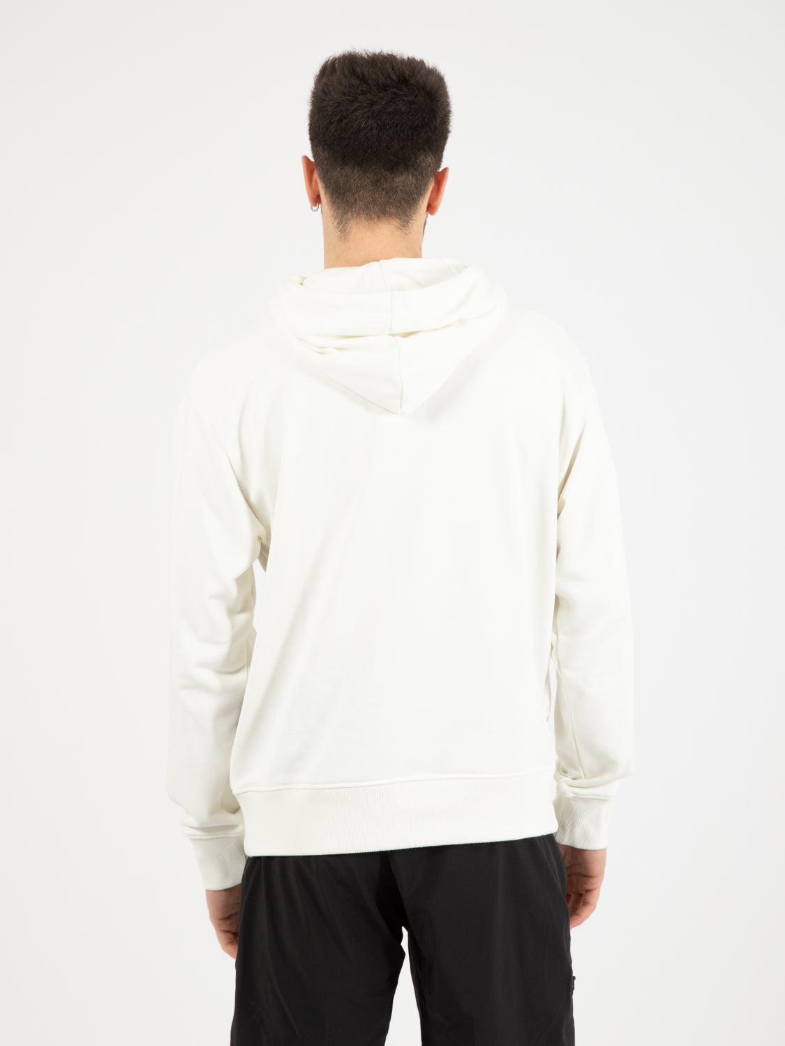 Hoops french terry hoodie sea salt