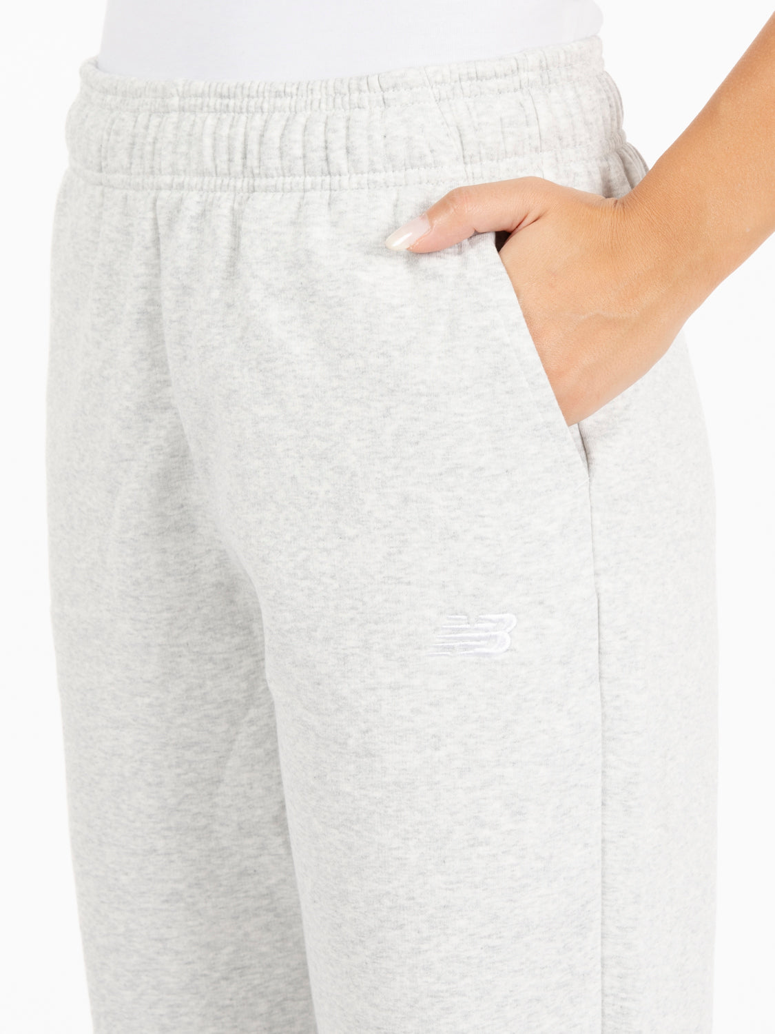 Jogger essentials fleece ash heather