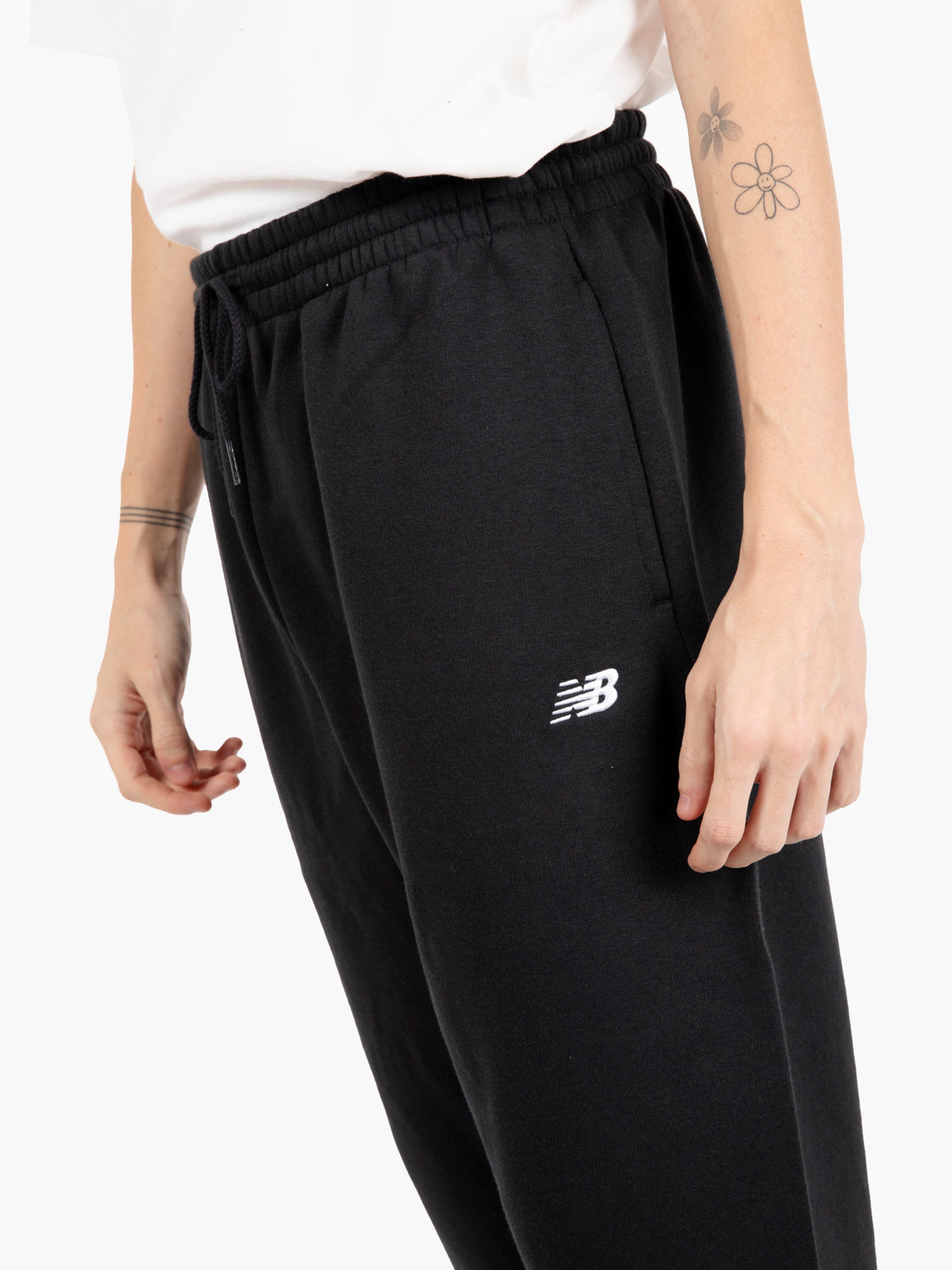 Essentials black sport jogger trousers