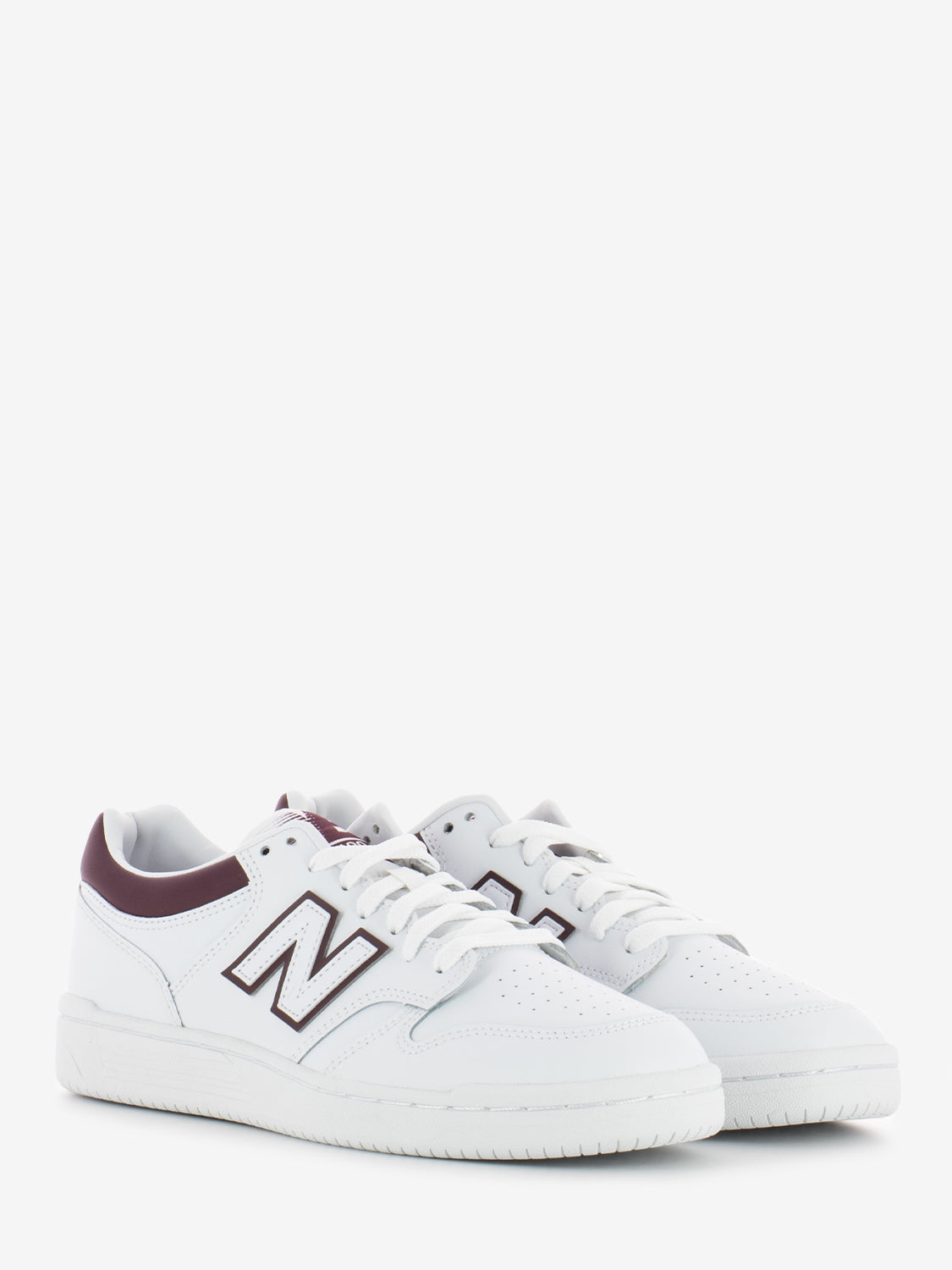 Sneaker 480 white / bordeaux