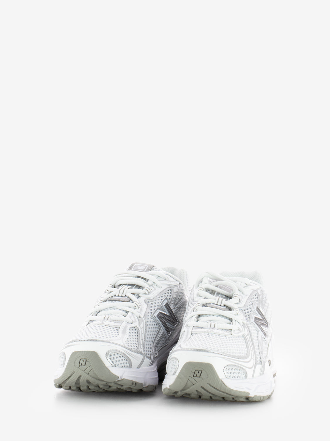White / silver Lifestyle sneakers