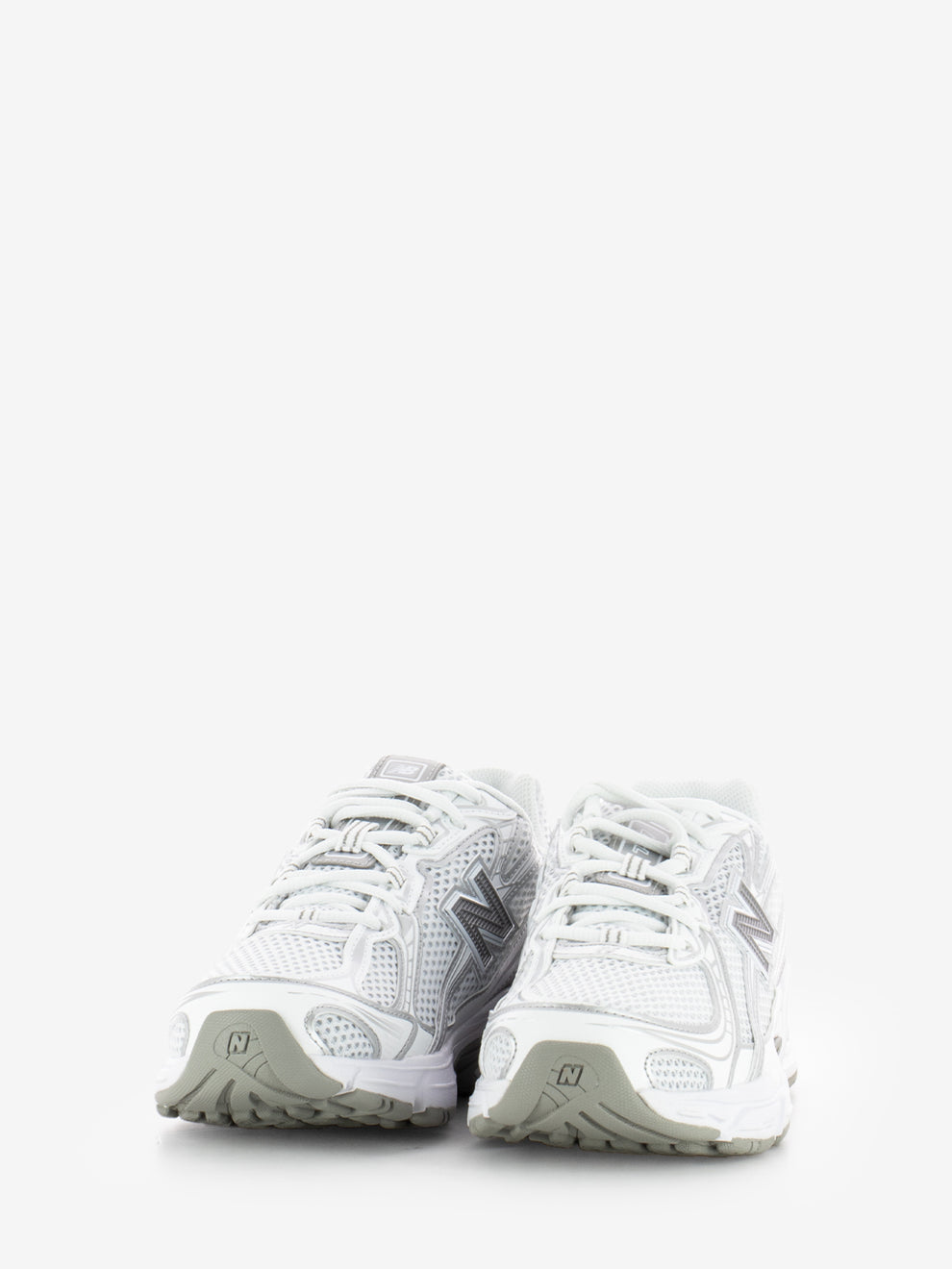 White / silver Lifestyle sneakers