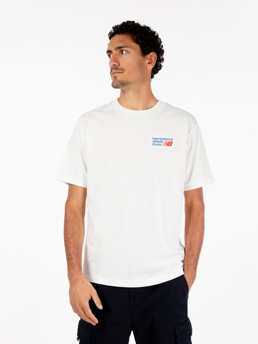Athletics premium logo relaxed sea salt t-shirt