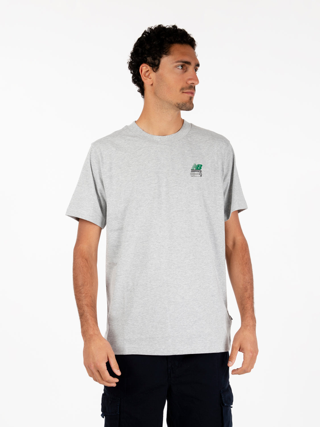 Bookshelf athletic gray t-shirt