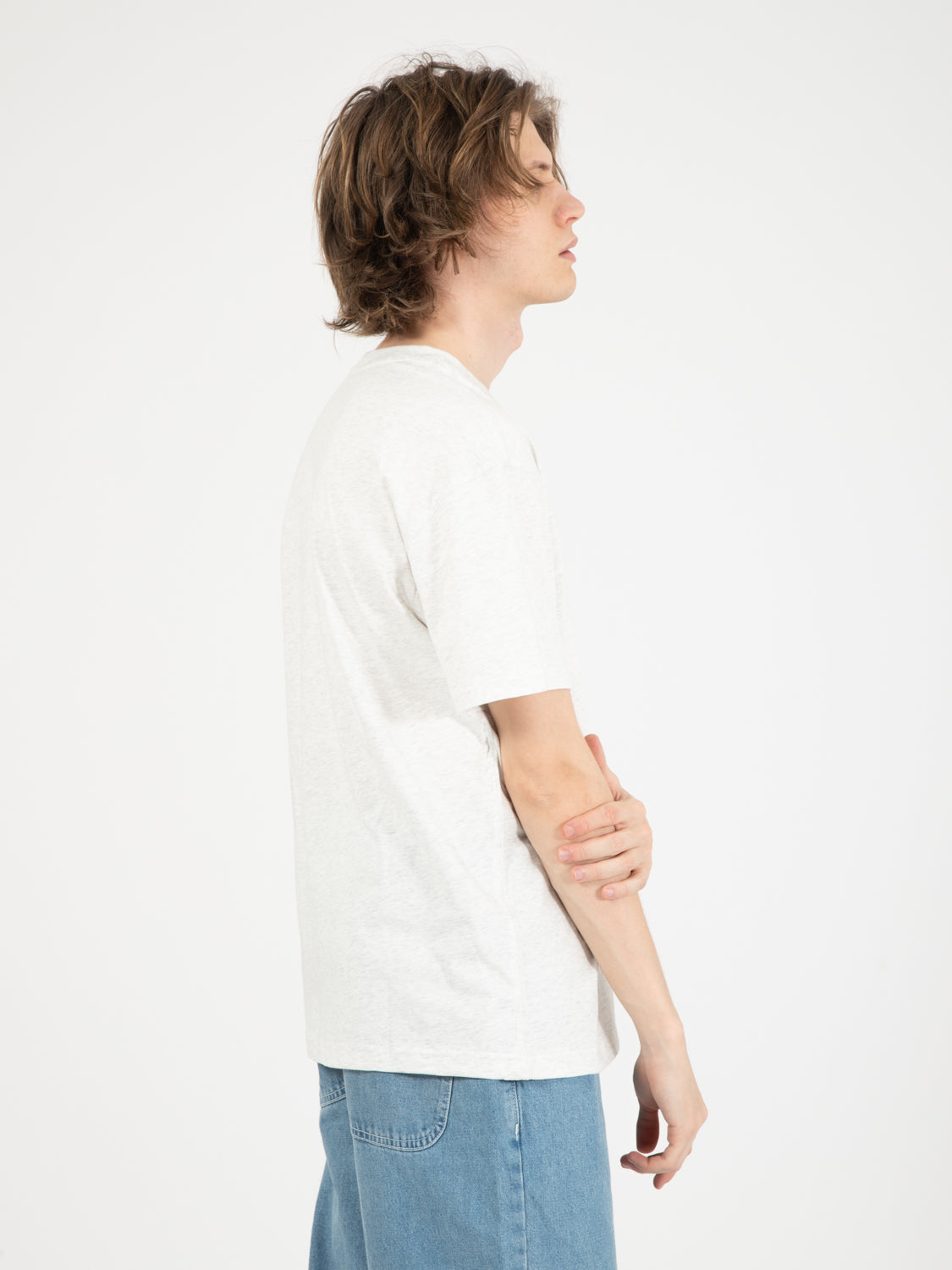 Uni-Ssential French Terry Crewneck Sweatshirt sea salt heather