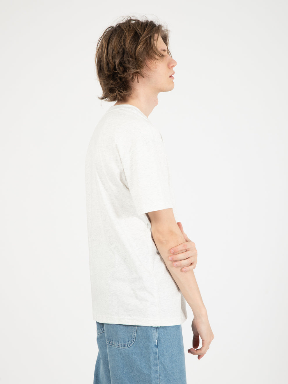 Uni-Ssential French Terry Crewneck Sweatshirt sea salt heather