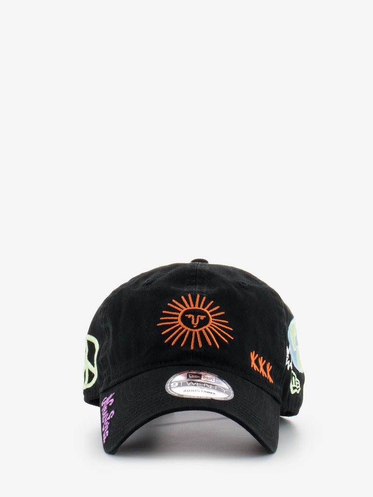 NEW ERA - Cappellino 9TWENTY New Era Washed Graphic Nero