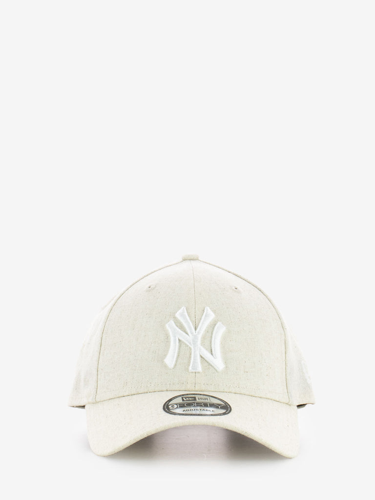 NEW ERA - Cappello linen 9Forty Neyyan stone / white