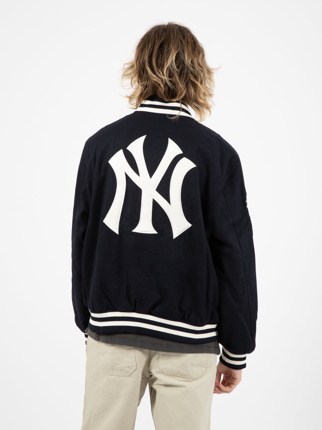 Giacca Varsity New York Yankees MLB navy / white