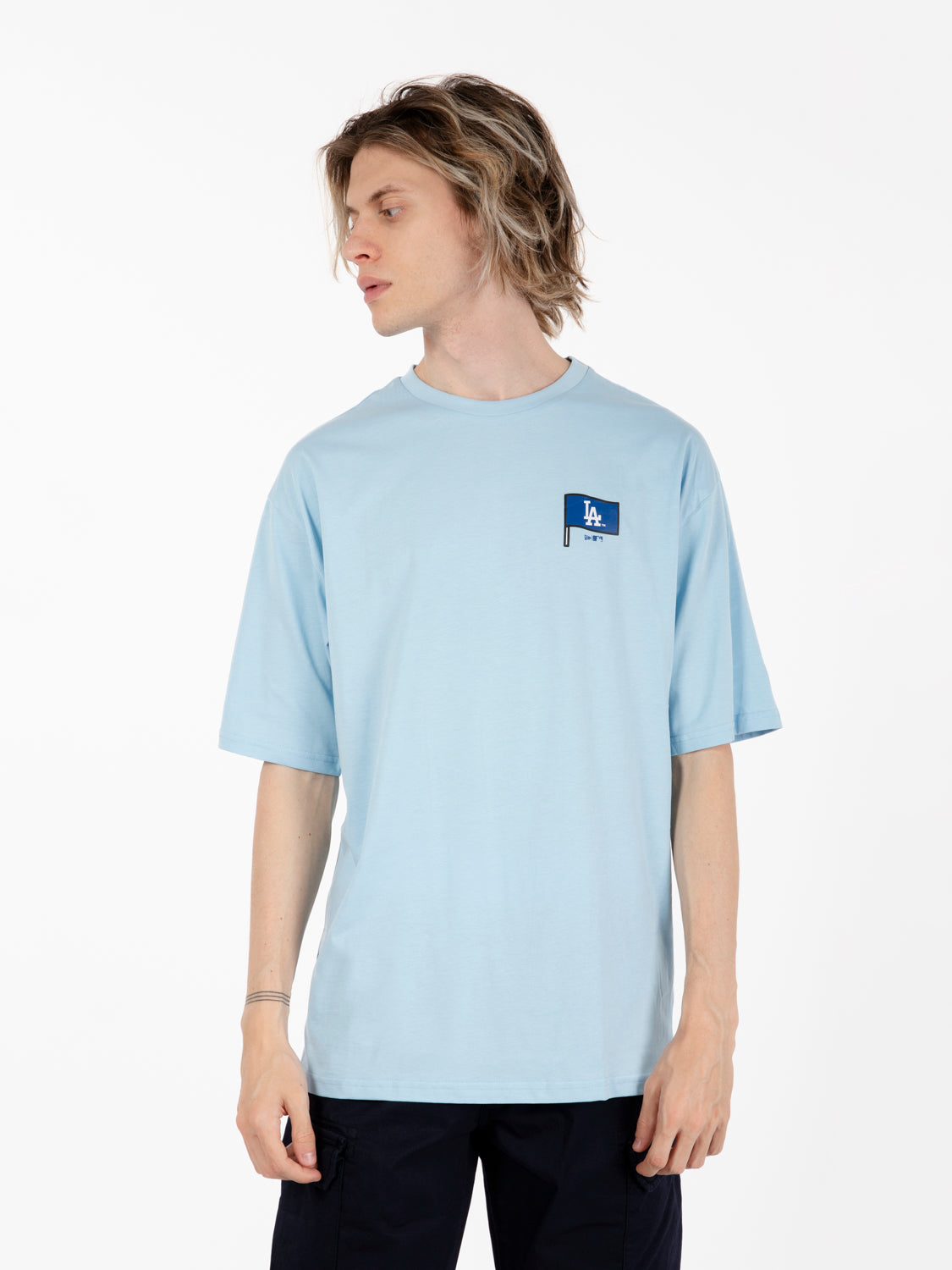 Los Angeles Dodgers pastel blue t-shirt