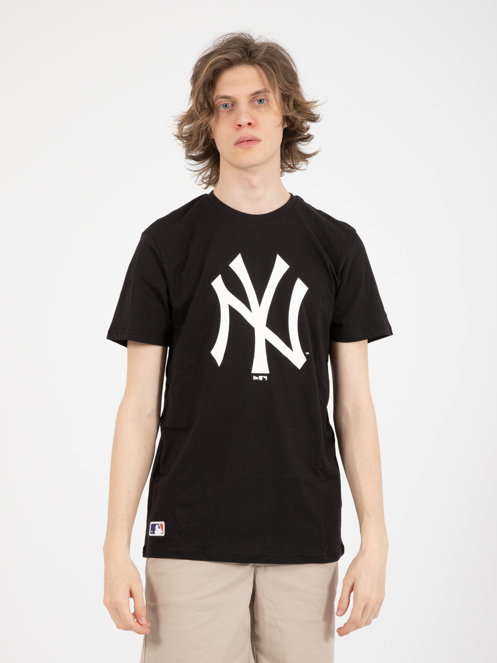 New York Yankees team logo t-shirt in black
