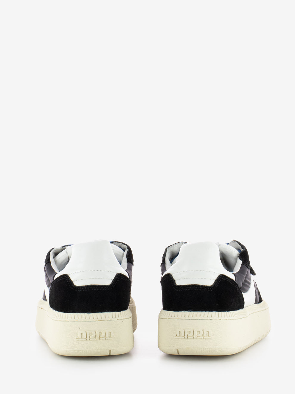 Sneakers suede e nylon black / white