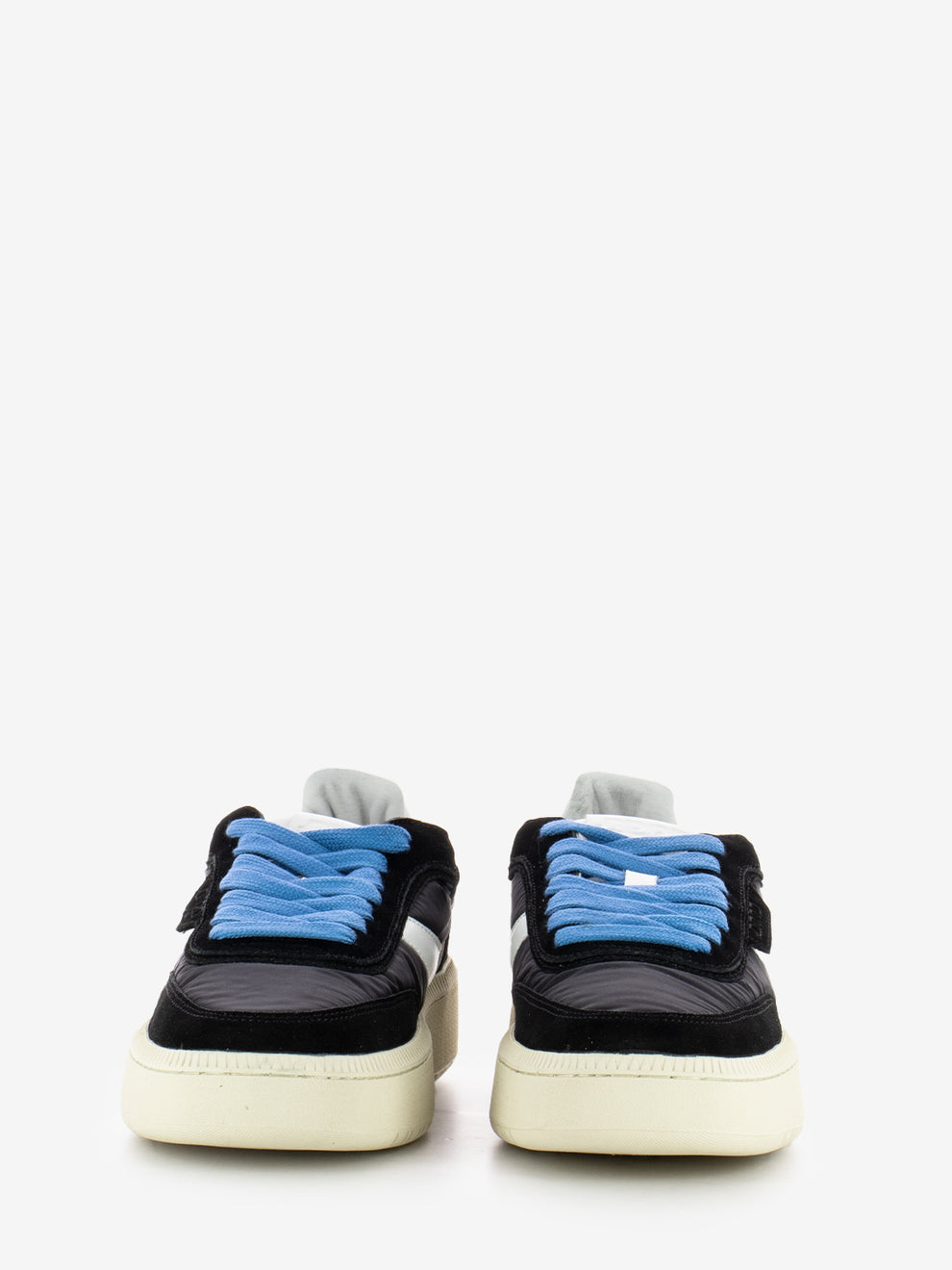 Sneakers suede e nylon black / white