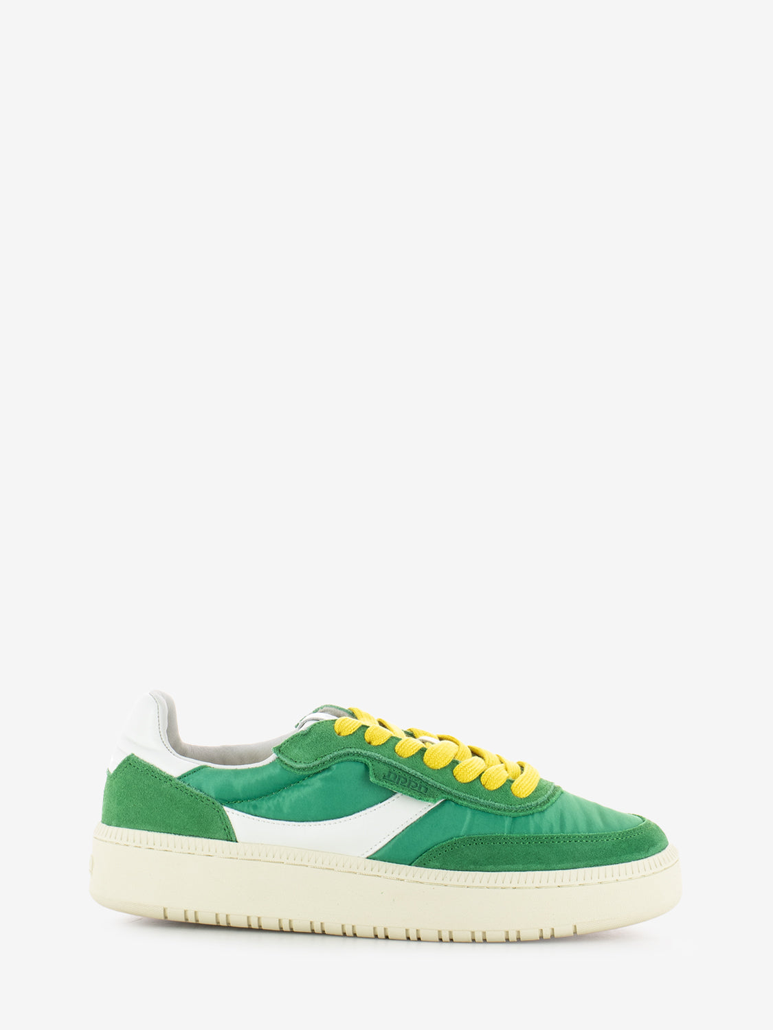 Sneakers suede e nylon green / white