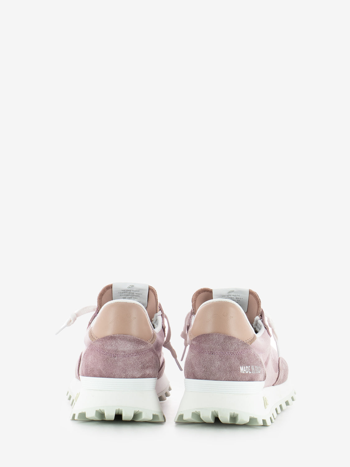 Veloce water washed crepe pink / tea rose sneakers