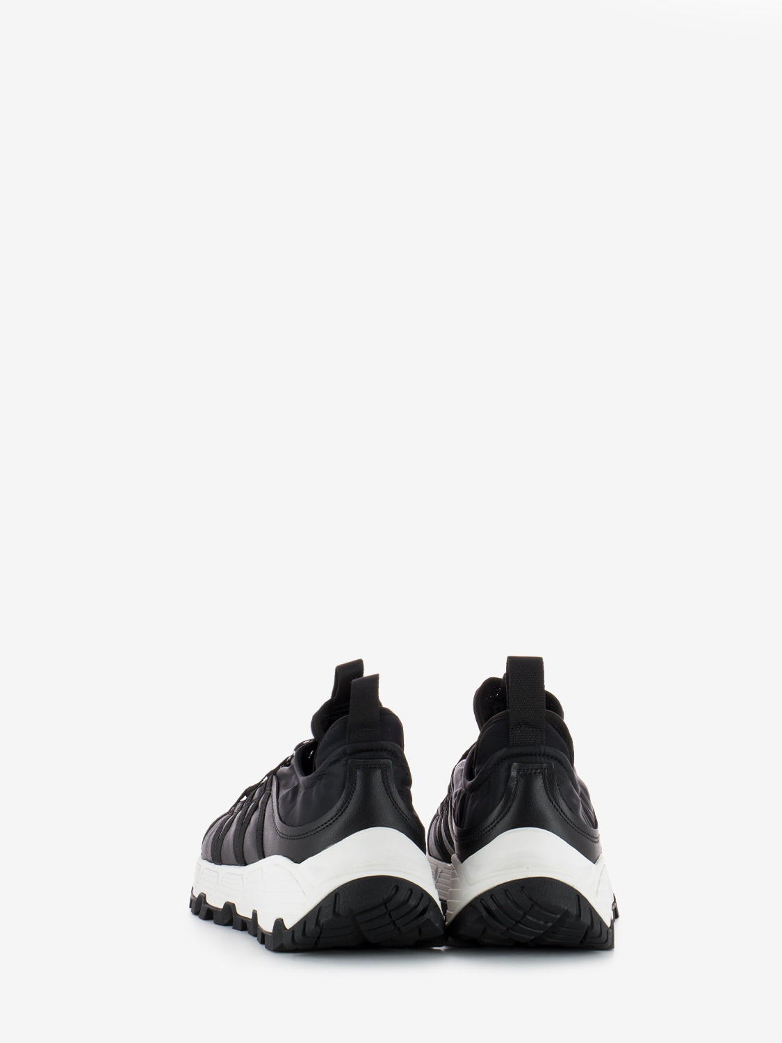 Black running sneakers