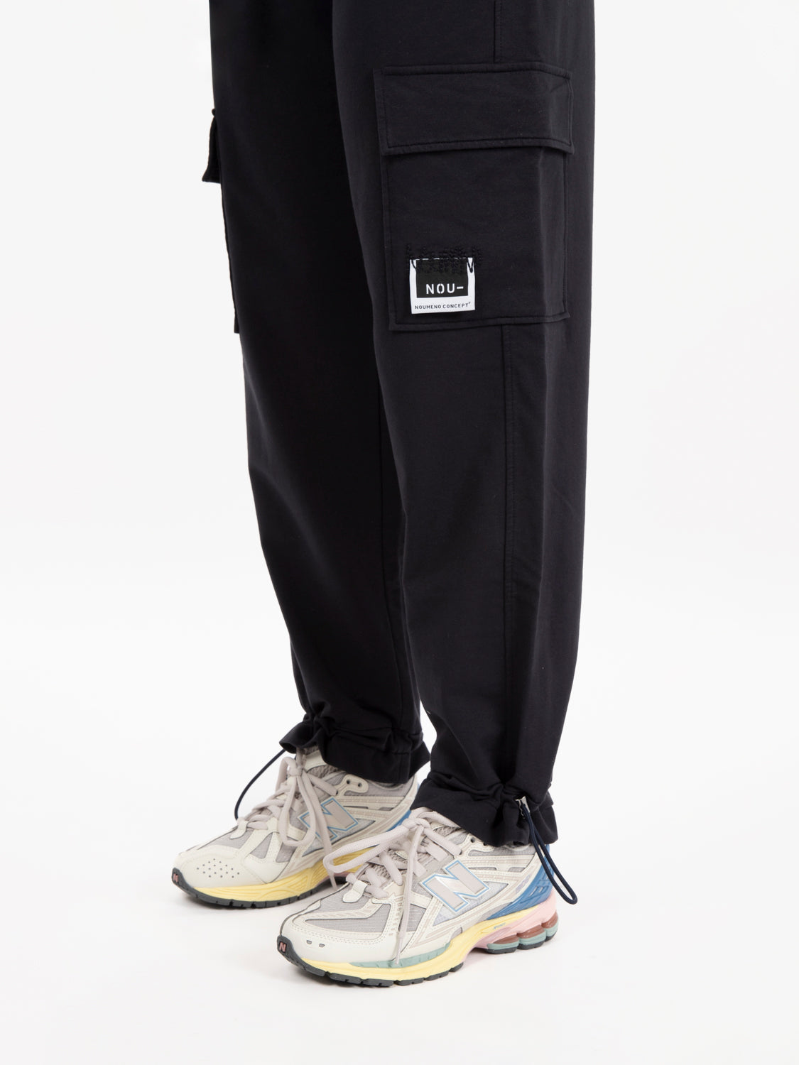 Pantaloni cargo con coulisse blue