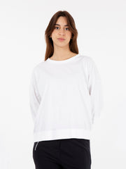 NOU-NOUMENO CONCEPT - T-shirt over con stampa bianca
