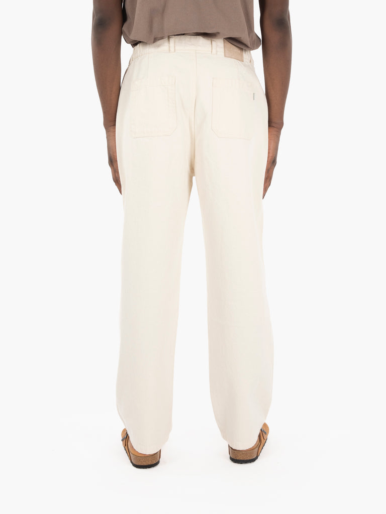 NOYOCO - Pantaloni Calder denim ecrù calder