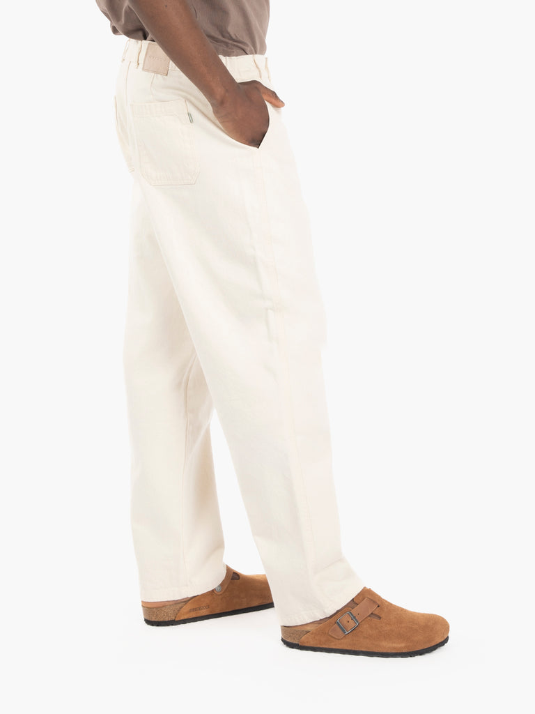 NOYOCO - Pantaloni Calder denim ecrù calder