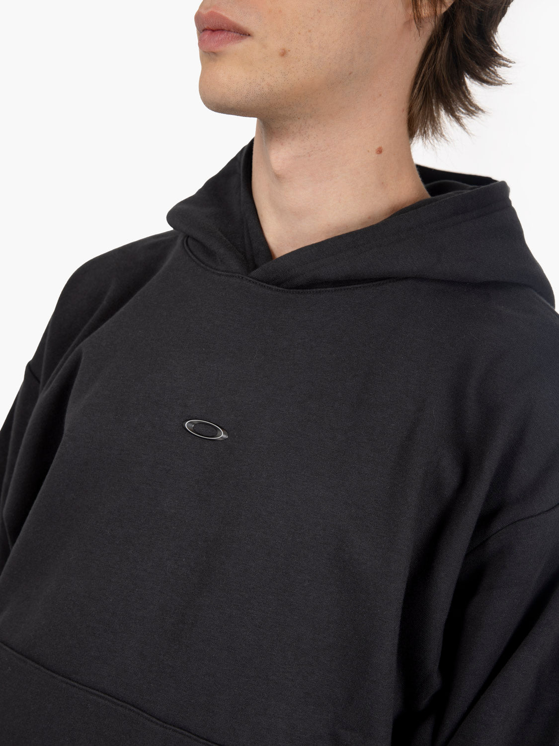 Metal rise hoodie blackout