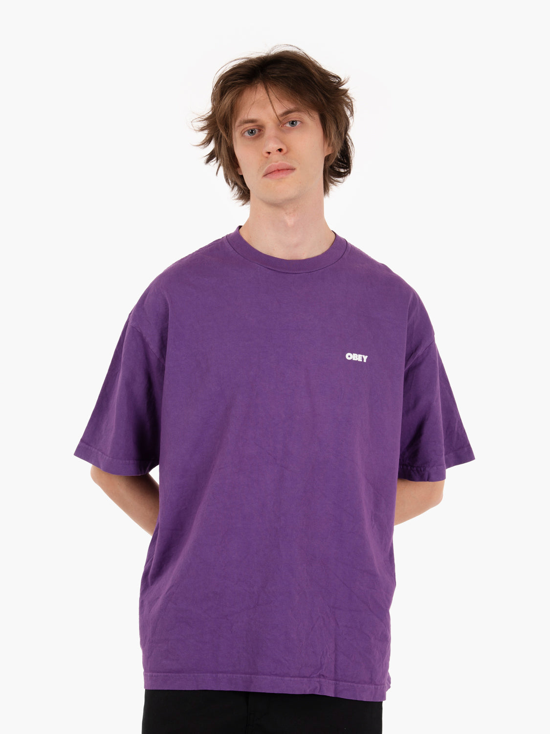 Bold Icon Face Tee Pigment imperial purple