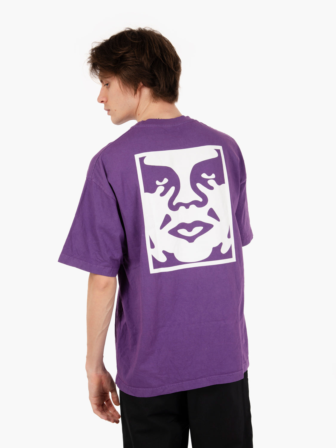 Bold Icon Face Tee Pigment imperial purple