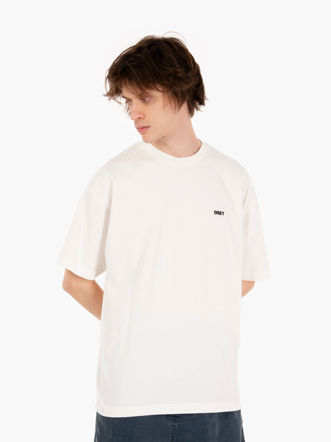 Bold Icon Face Tee Pigment Vintage White